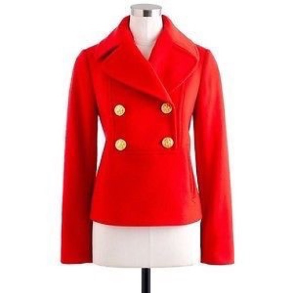 J Crew NWOT Peacoat Popover Jacket - Picture 3 of 8